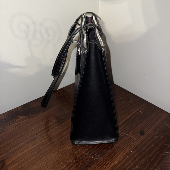 Coach NINA CARRYALL New Black Leather - Picture 2 of 10